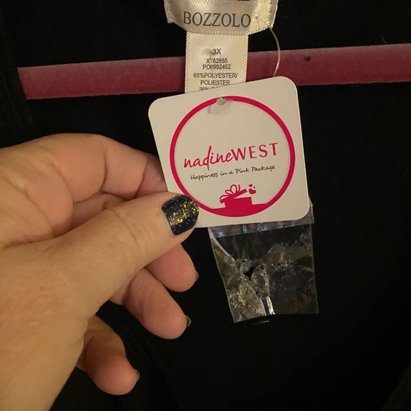 NWT Black Racerback Top - Picture 3 of 3